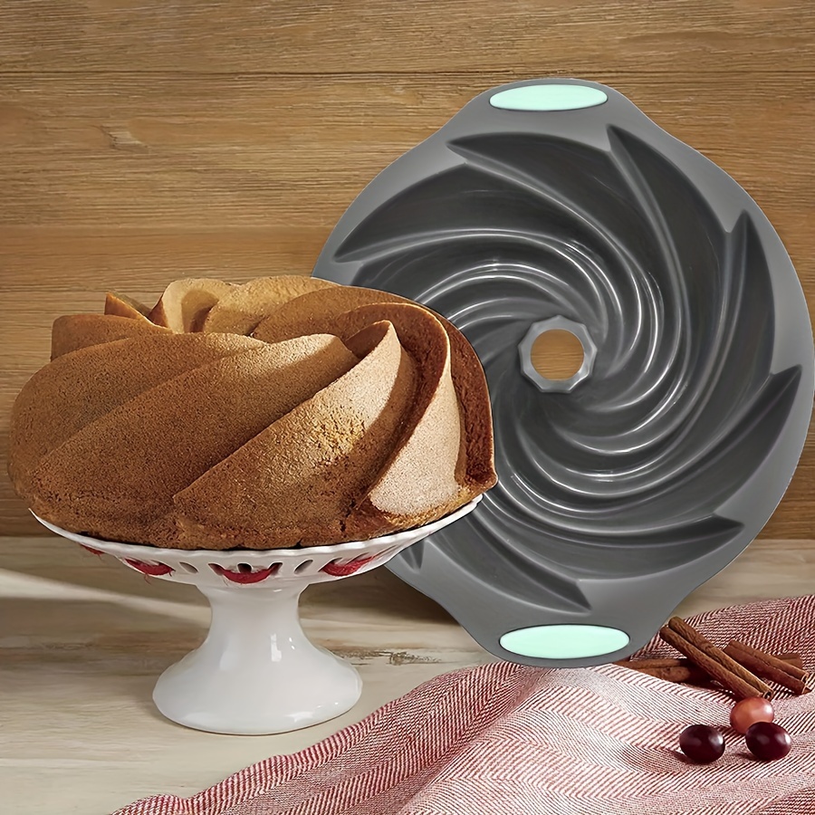 Kitchen Baking Utensils - Molde de pastel ciclónico de silicona