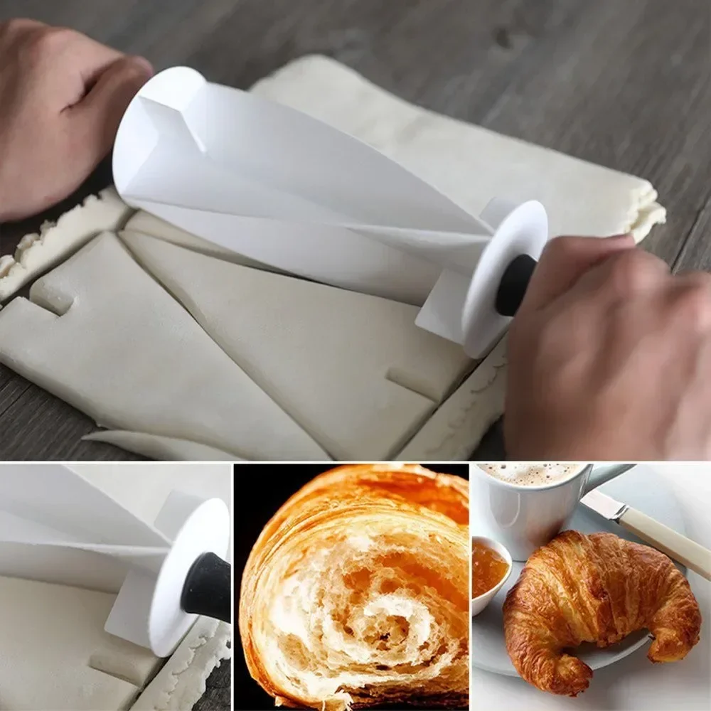 Kitchen Roll Baking - Cortador de masa de Croissant, molde