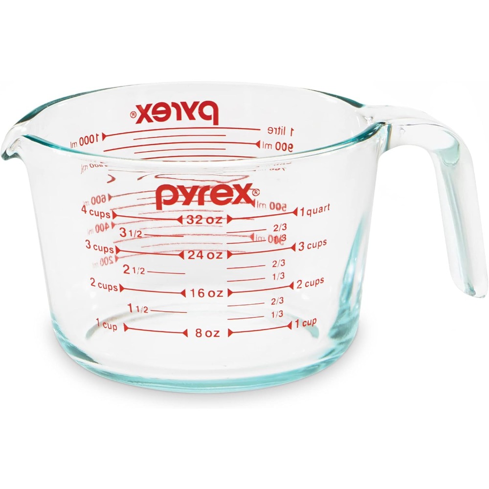 Kitchen Baking Essentials - Taza Medidora de Vidrio de 4