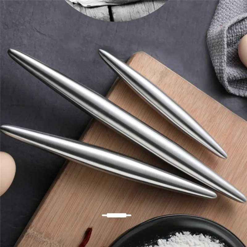 Kitchen Roll Baking - Rodillo de acero inoxidable, utensilios de