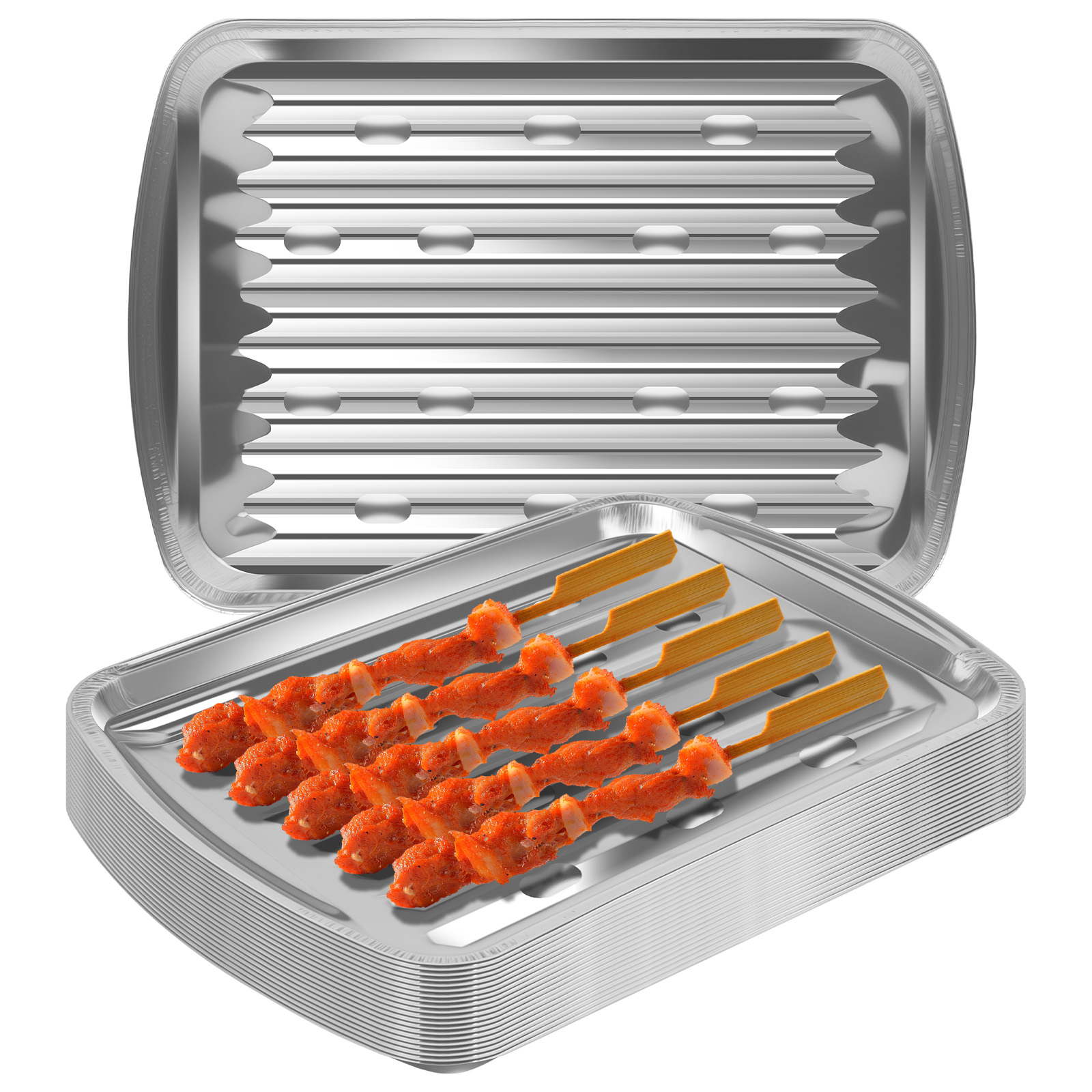 Kitchen Baking Trays - Bandejas de papel de aluminio, sartenes