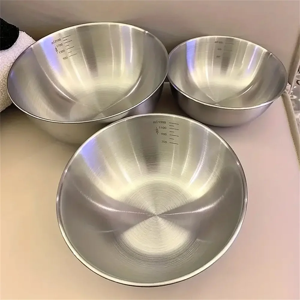 Kitchen Baking Essentials - Juego de 3 Tazones de Acero