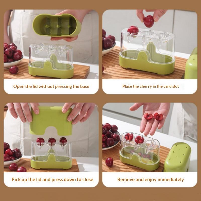 Descorazonador de cerezas y ac - Kitchen Tools For Baking reseña y precio
