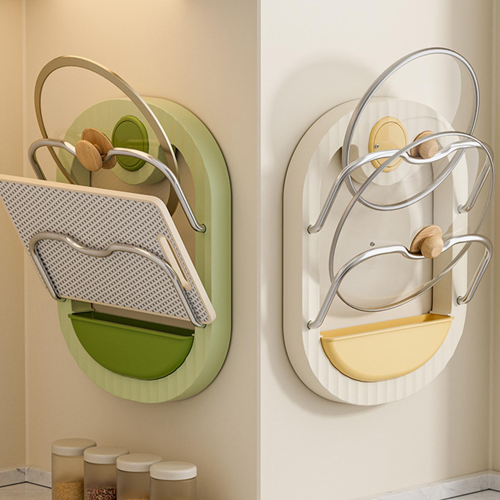 Soporte para tapas de ollas de - Kitchen Cabinet Baking Organizer reseña y precio