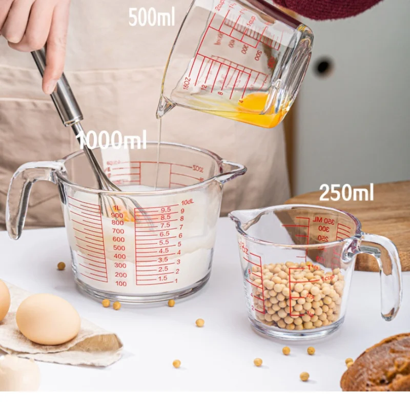 Taza medidora de vidrio de 2/4 - Kitchen Baking Essentials reseña y precio