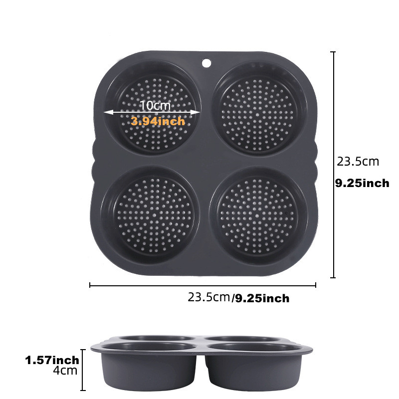 Molde para bollos de hamburgue - Kitchen Baking Utensils reseña y precio
