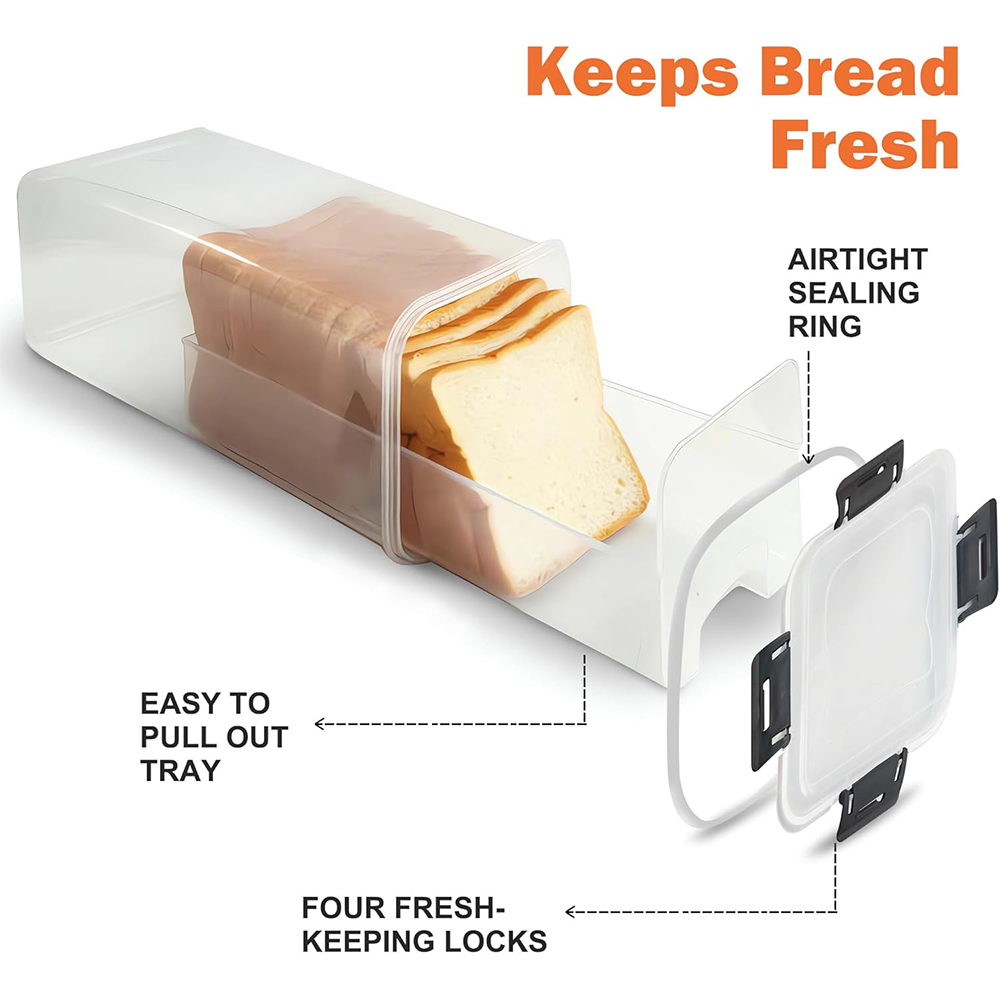 Contenedor para Guardar Pan co - Kitchen Baking Trays reseña y precio