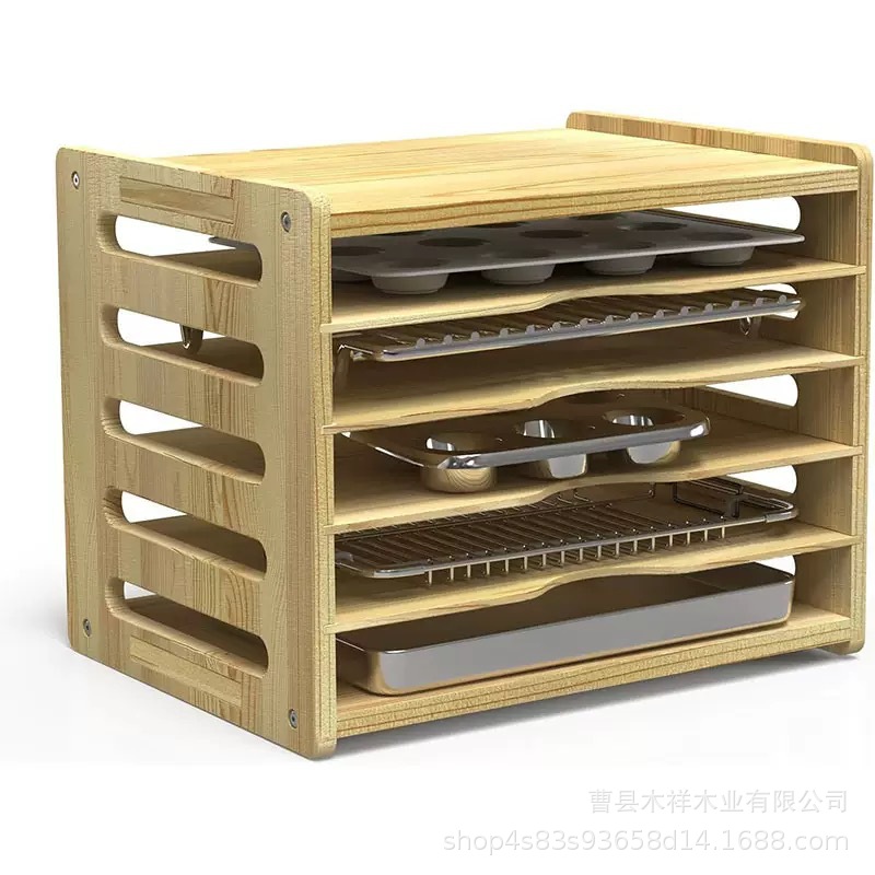Estante de almacenamiento de c - Kitchen Cabinet Baking Organizer reseña y precio