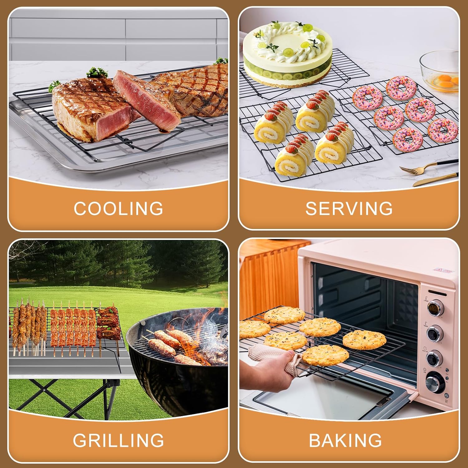 Estantes de refrigeración de 3 - Kitchen Baking Supplies reseña y precio