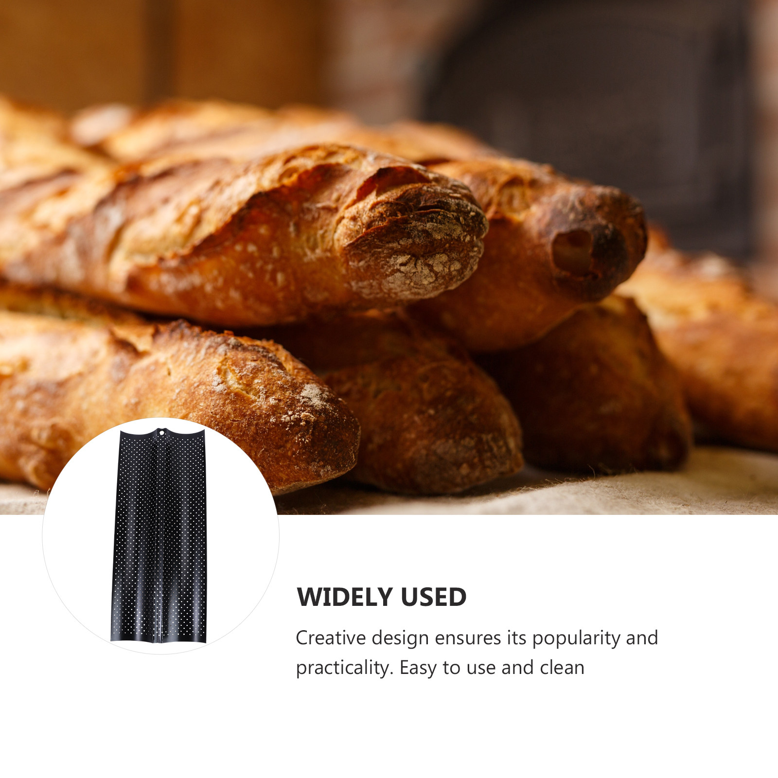 Molde para hornear pan francés - Kitchen Baking Trays reseña y precio