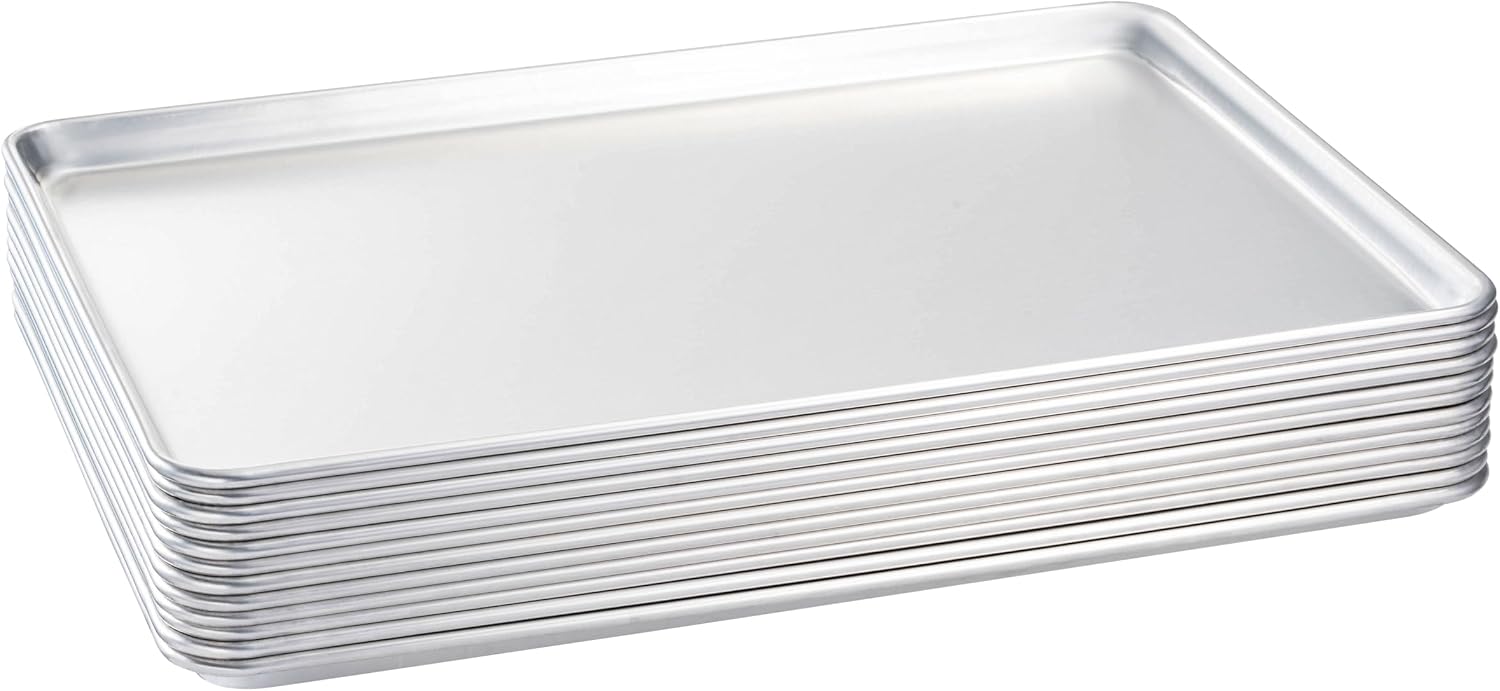 Juego de bandejas de aluminio  - Kitchen Baking Trays reseña y precio