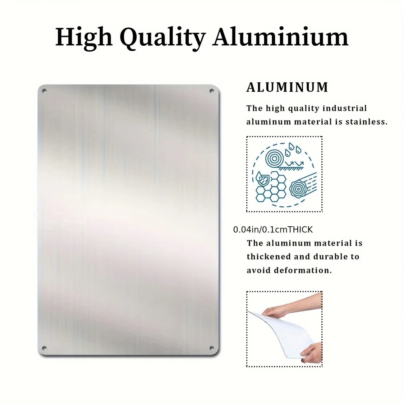 Letrero de aluminio personaliz - Baking In Kitchen reseña y precio