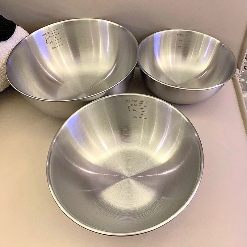 Juego de cuencos de acero inox - Kitchen Baking Essentials reseña y precio