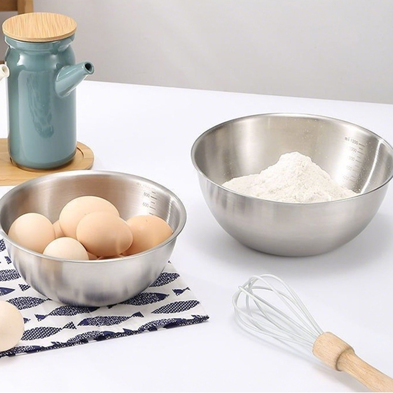 Juego de cuencos de acero inox - Kitchen Baking Essentials reseña y precio