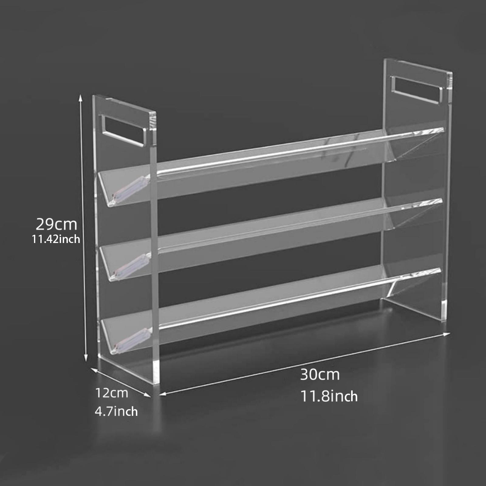 Estante de acrílico para espec - Kitchen Cabinet Baking Organizer reseña y precio