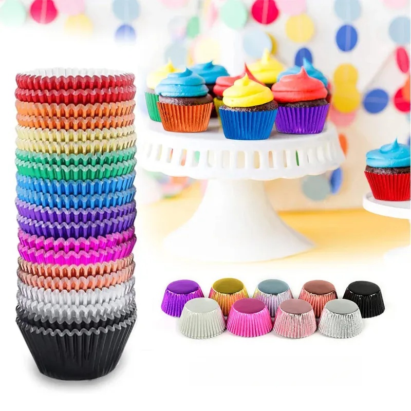 Juego de 100 moldes para cupca - Kitchen Baking Supplies reseña y precio