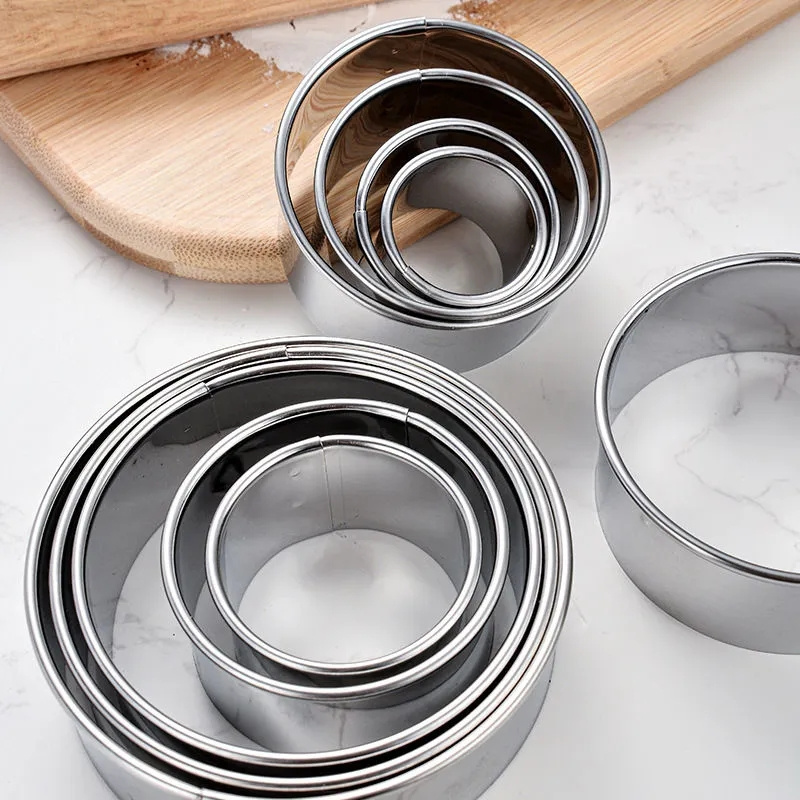 5 uds molde redondo de acero i - Kitchen Baking Utensils reseña y precio