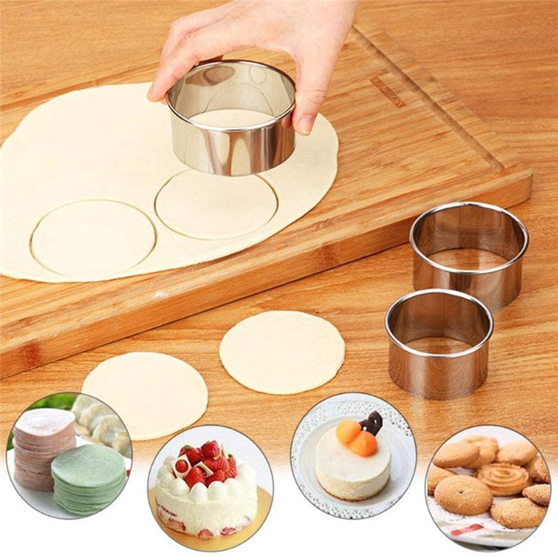 5 uds molde redondo de acero i - Kitchen Baking Utensils reseña y precio