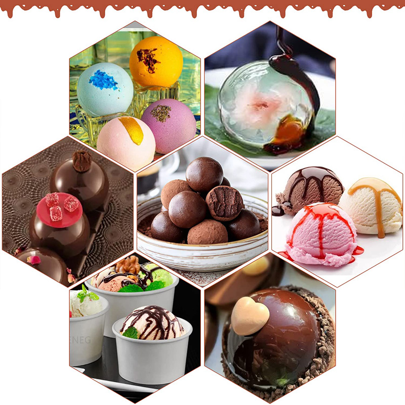 6 Cavidades Semicircle Silicon - Kitchen Baking Utensils reseña y precio