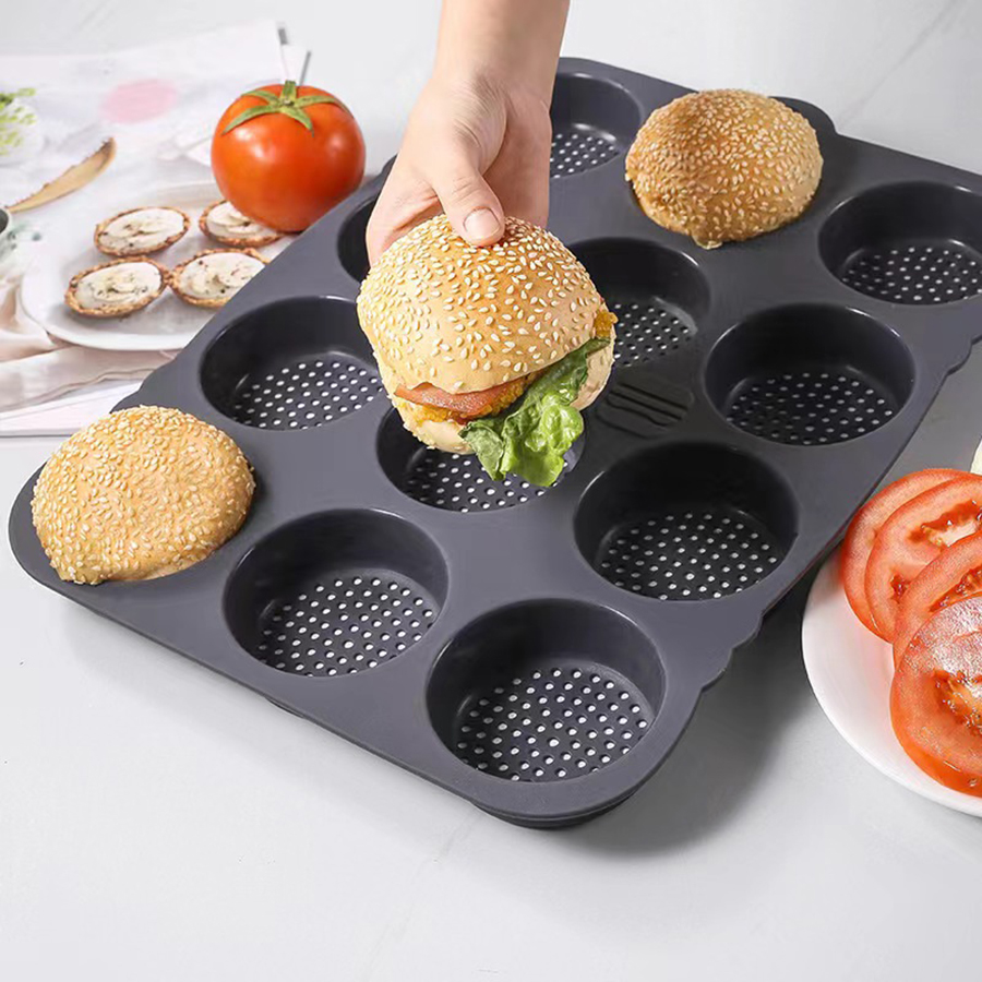 Molde para pan de hamburguesa, - Kitchen Baking Utensils reseña y precio