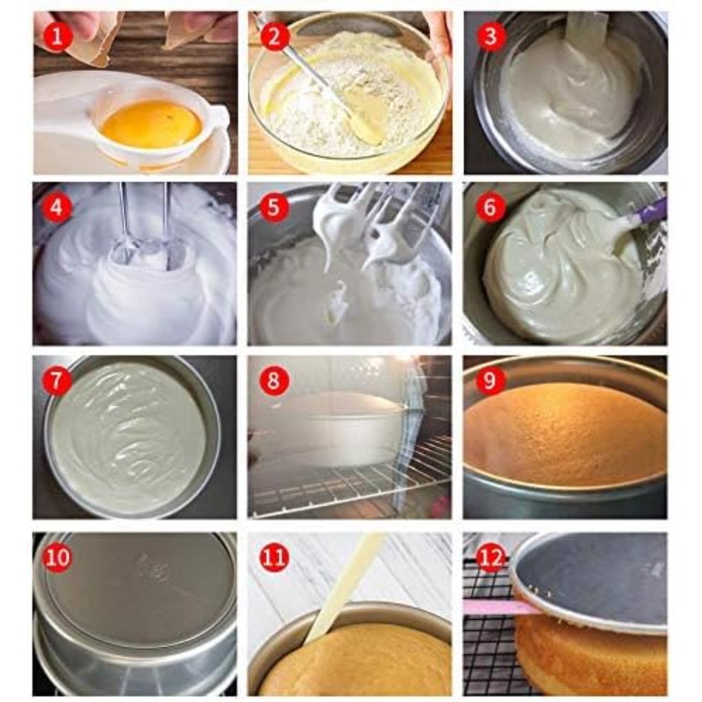 Molde redondo de aluminio para - Kitchen Baking Utensils reseña y precio