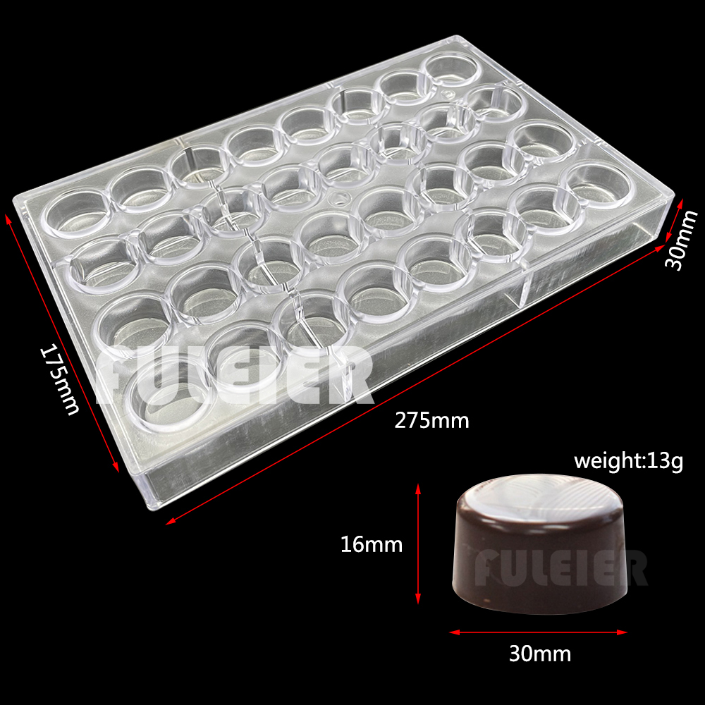 Molde de policarbonato de Choc - Kitchen Baking Utensils reseña y precio