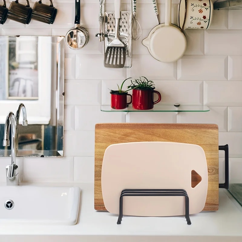 Organizador de tablas de corta - Kitchen Cabinet Baking Organizer reseña y precio