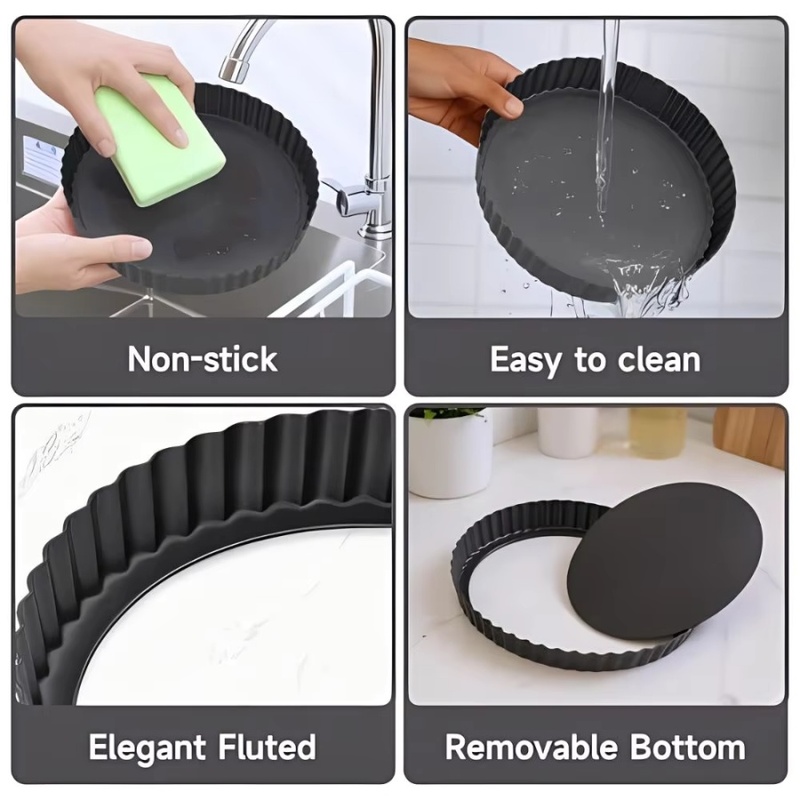 1 unidad Molde para tartas y q - Kitchen Baking Trays reseña y precio